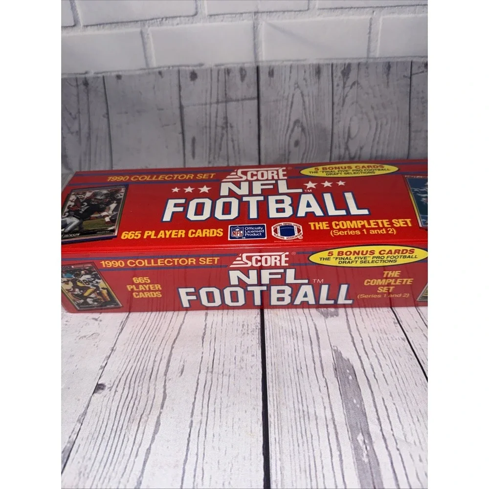 1990 Score NFL Football Collector Set Complete Series 1 and 2 - Factory Sealed